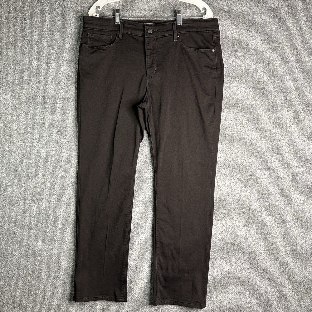 Signature Levi Strauss Jeans Totally‎ Shaping Straight Size 14s Black